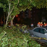Unwetter über Fürth