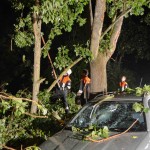 Unwetter über Fürth