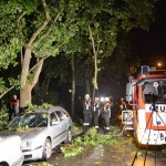 Unwetter über Fürth