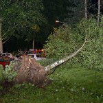 Unwetter über Fürth