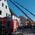 TLF24/48 an der Einsatzstelle in Lehrberg 